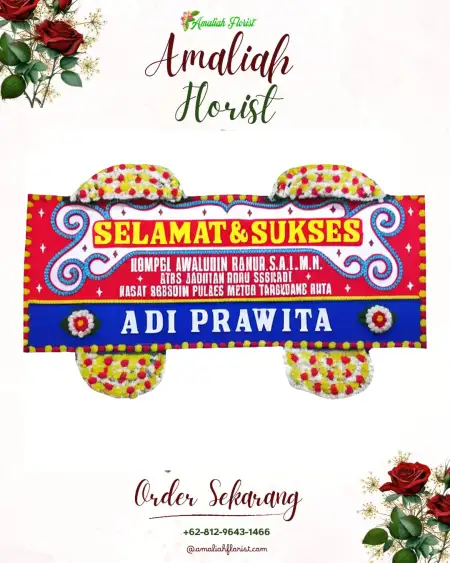 Papan Bunga Ucapan Selamat Mustikajaya