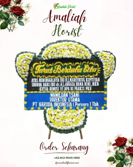 Papan Bunga Duka Mustikajaya